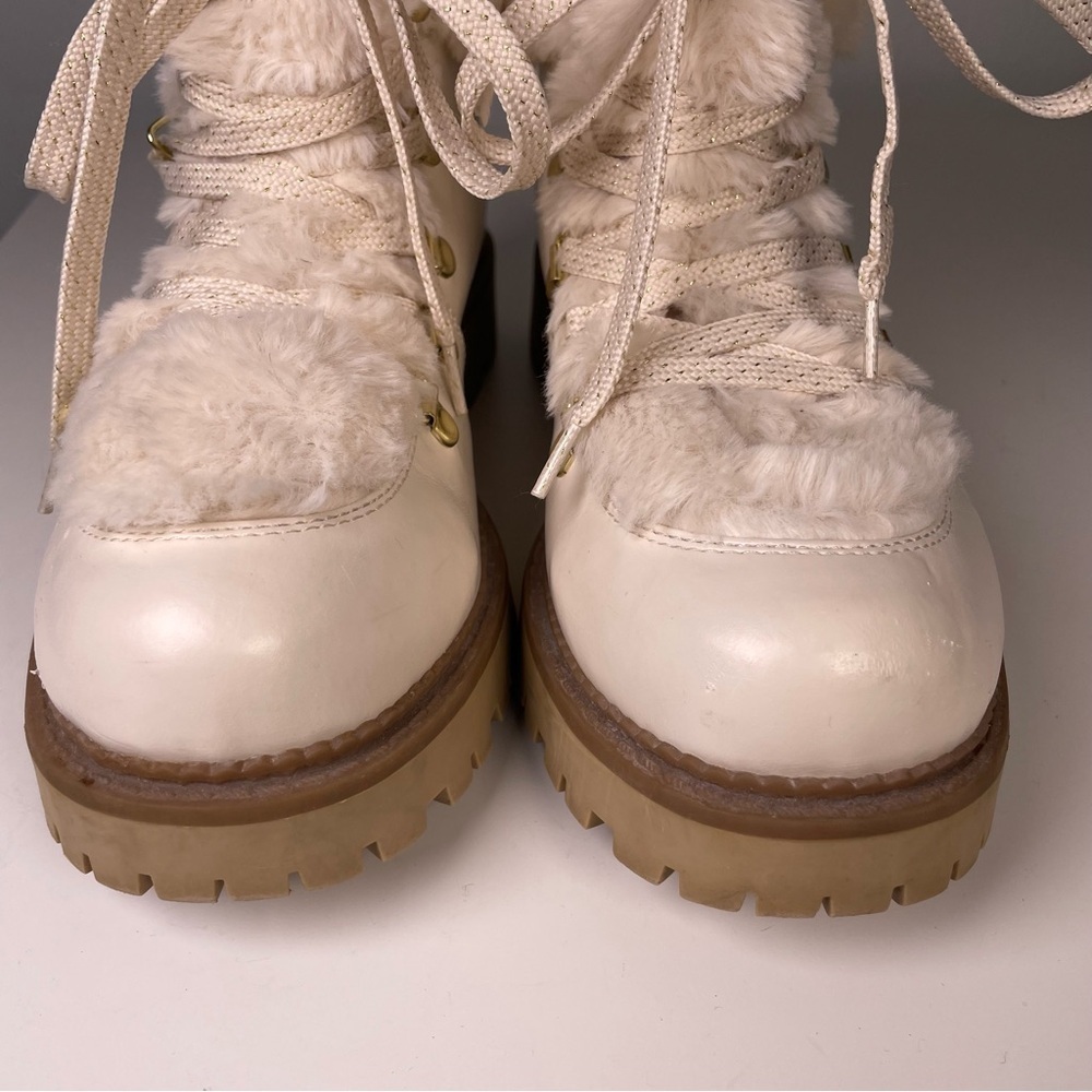 Sam Edelman Circus Kilbourn Vegan Boots women's sz 9 in Modern Ivory - Picture 3 of 16